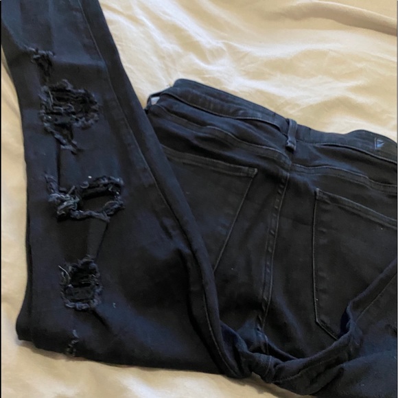 Abercrombie Simone High Rise Distressed Jean - Picture 7 of 16